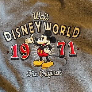 Disney Parks Kids Mickey Mouse Fleece Jacket – Walt Disney World 1971 – Size S